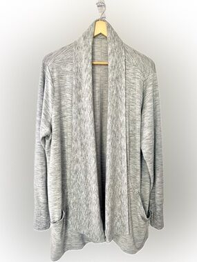 Athleta Pranayama Restore Wrap/Cardigan – Gray Heather – Women’s 3X